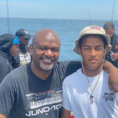 Picture of James Poyser and his son Jadyn Poyser.